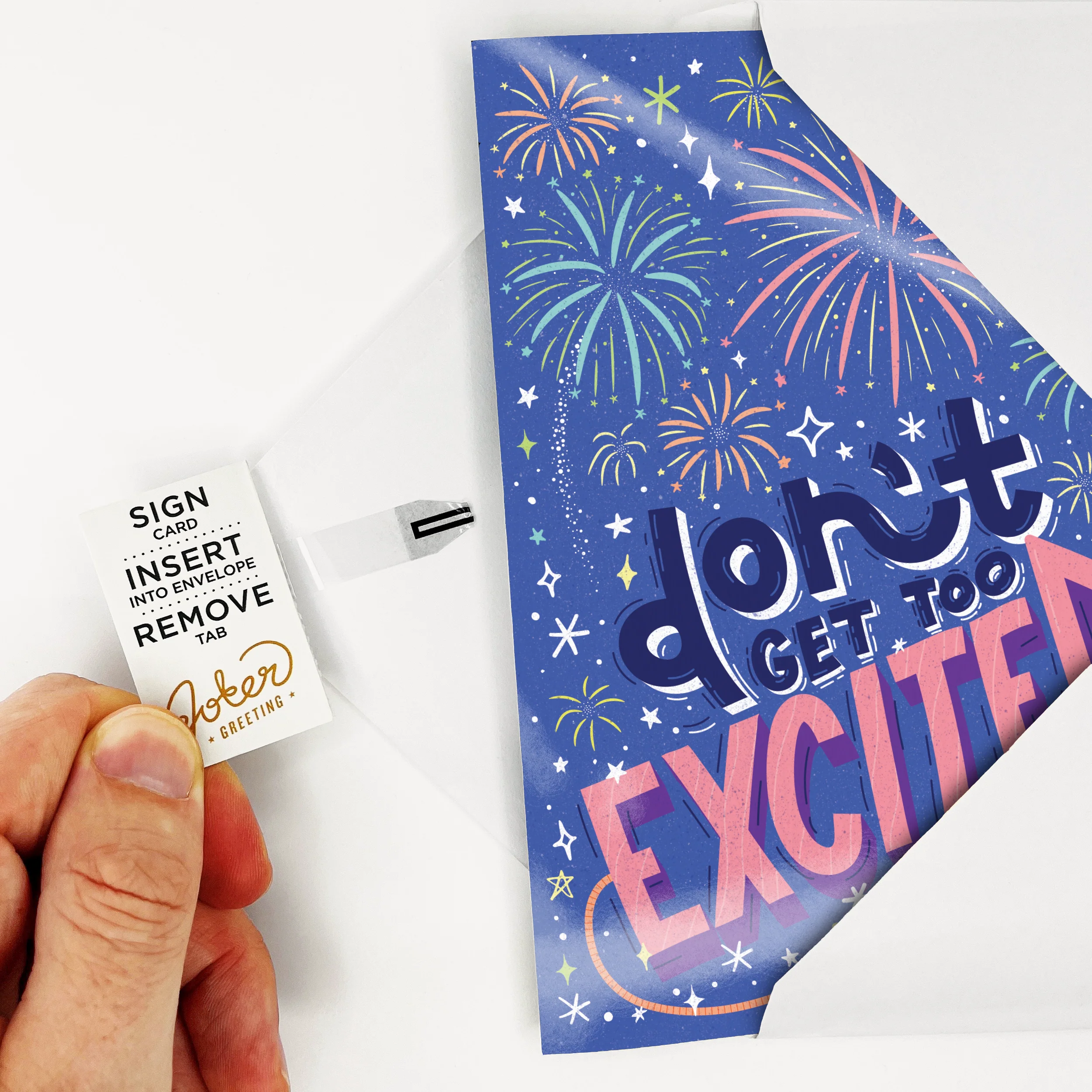 Endless NSFW Moaning Congrats Card with Glitter - Image 5