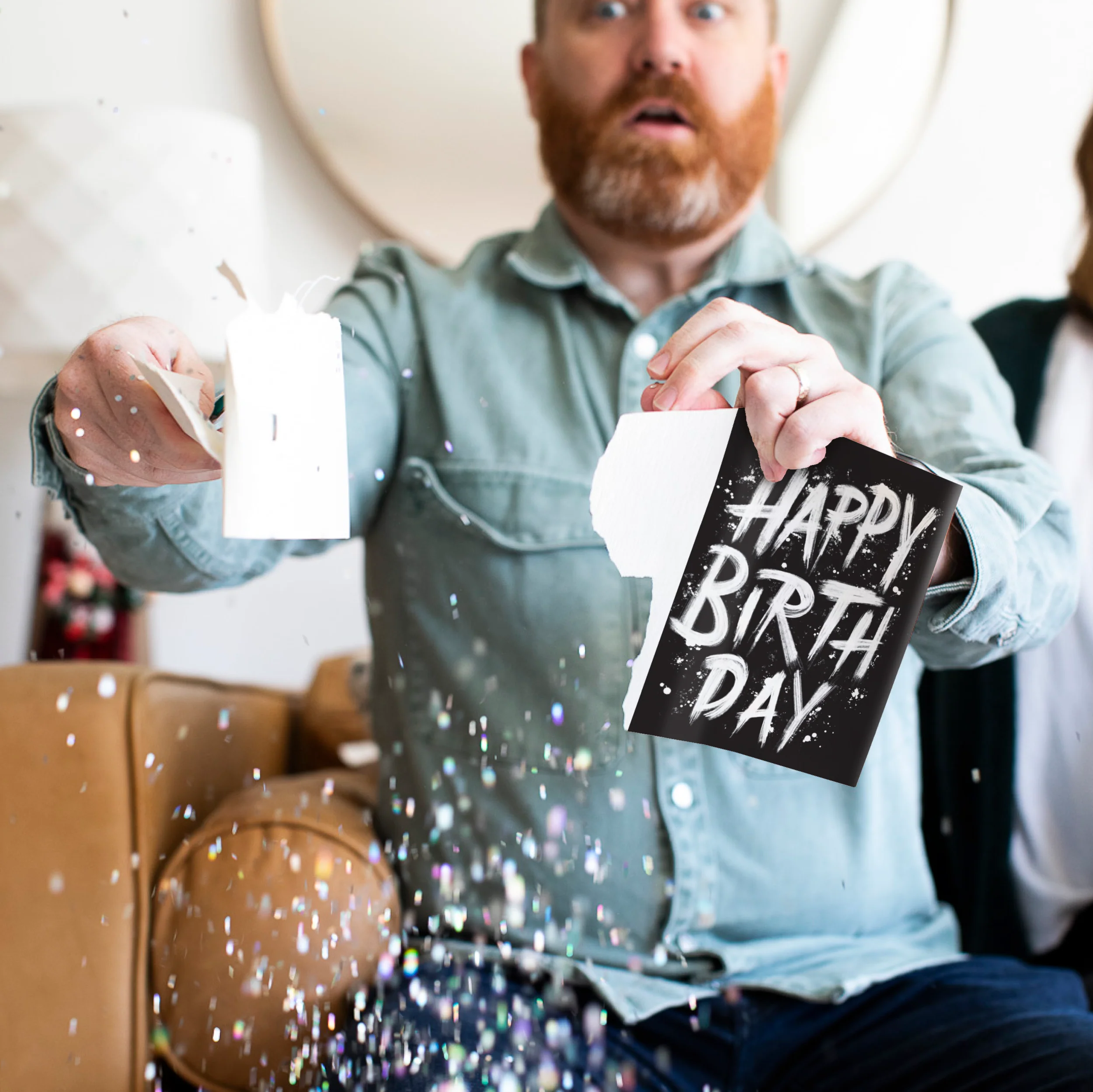 Endless Screamer Birthday Card with Glitter - Image 4
