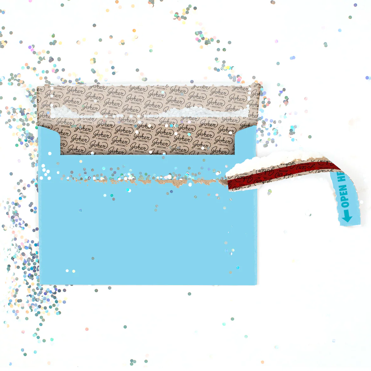 Glitter Trap Blue Envelope (1-Pack) - Image 3