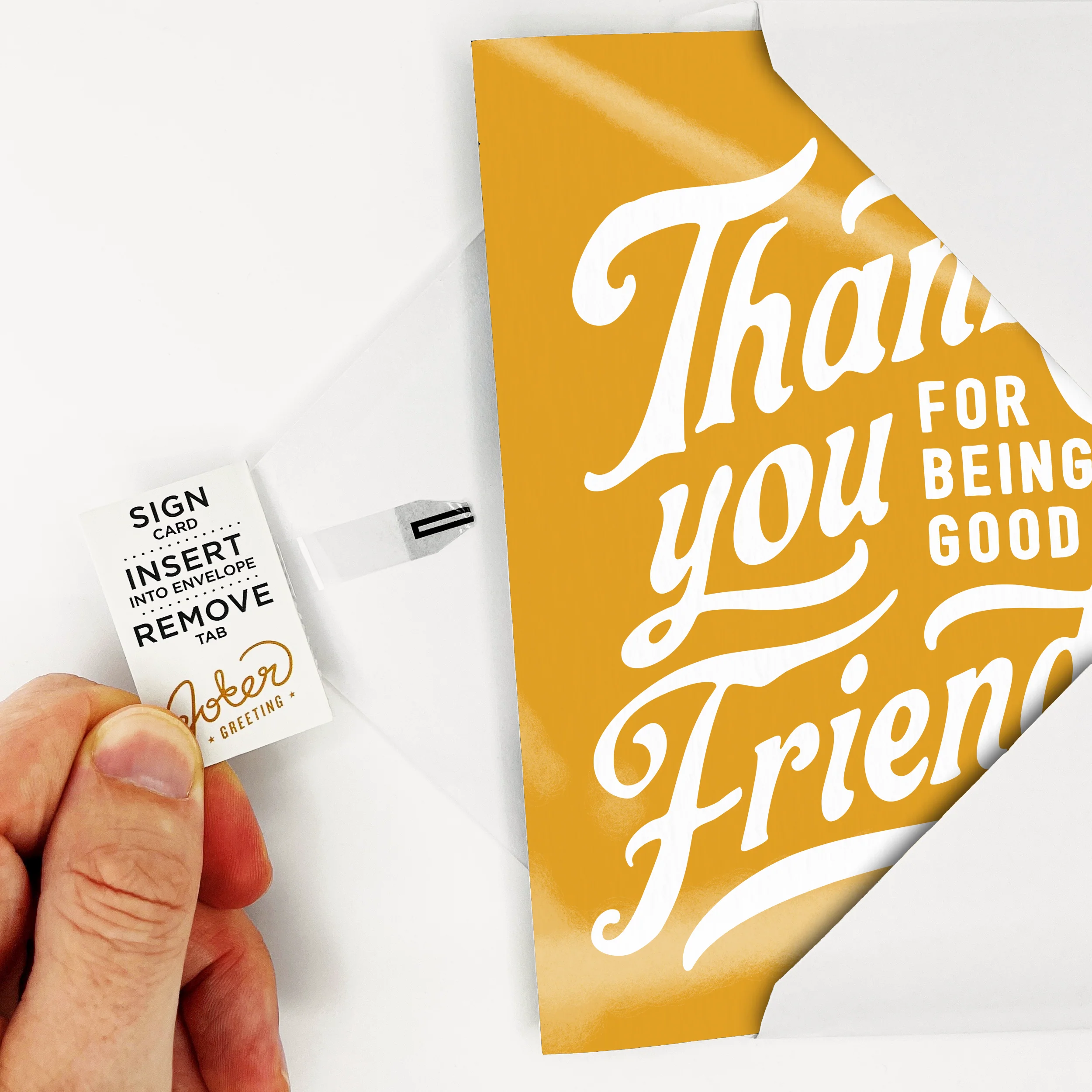 Endless Thank You Card with Glitter - Image 4