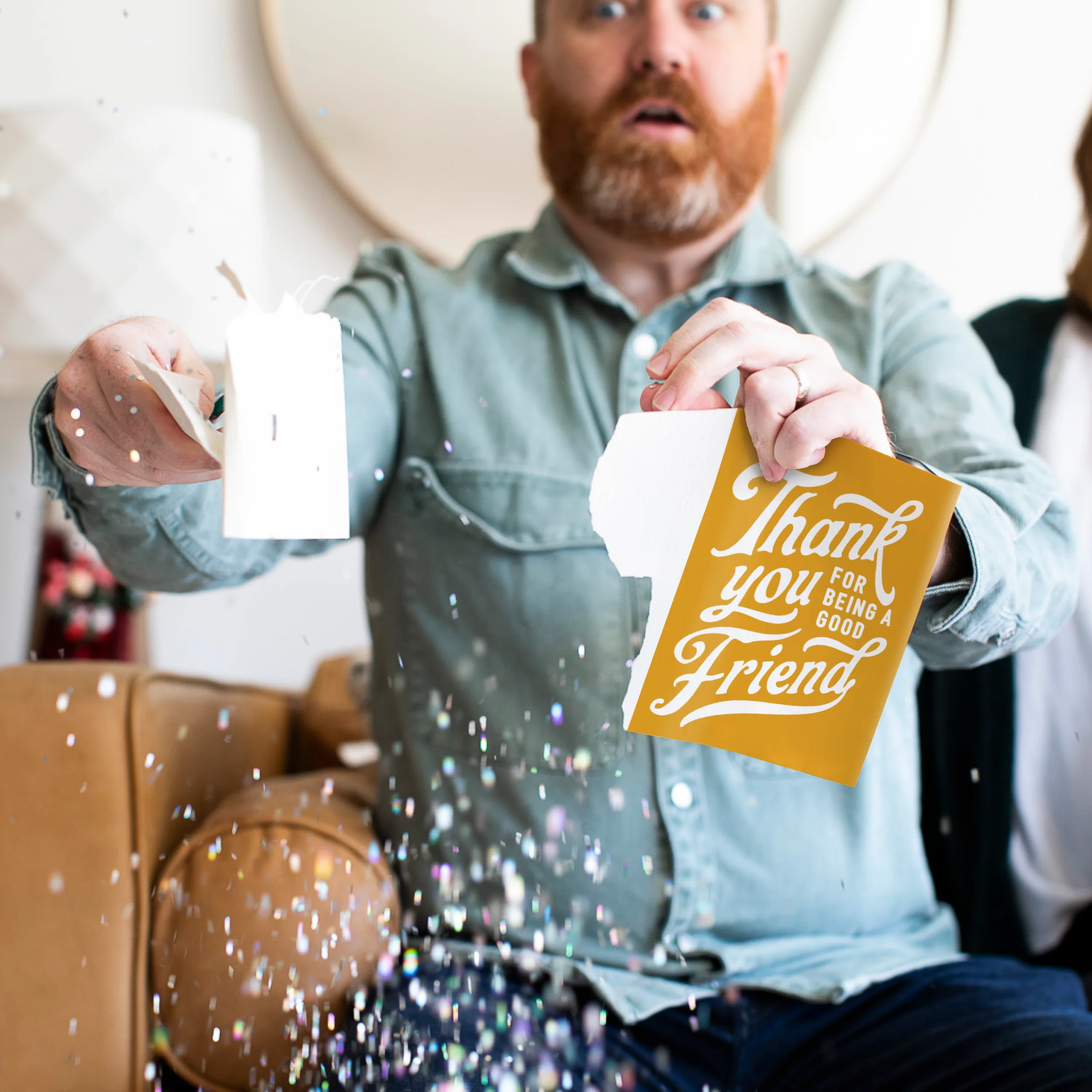 Endless Thank You Card with Glitter - Image 5