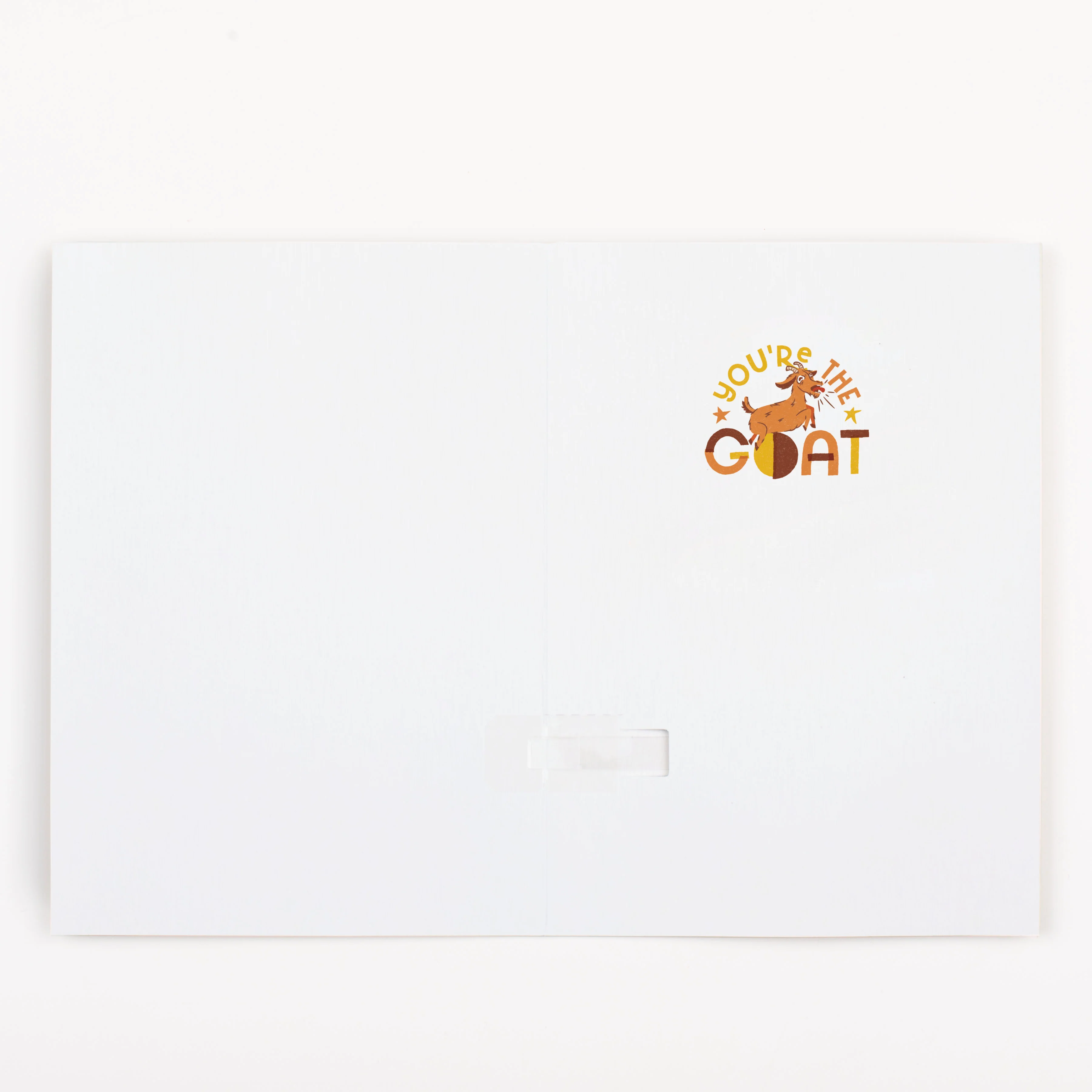 Endless GOAT Scream Card with Glitter - Image 3