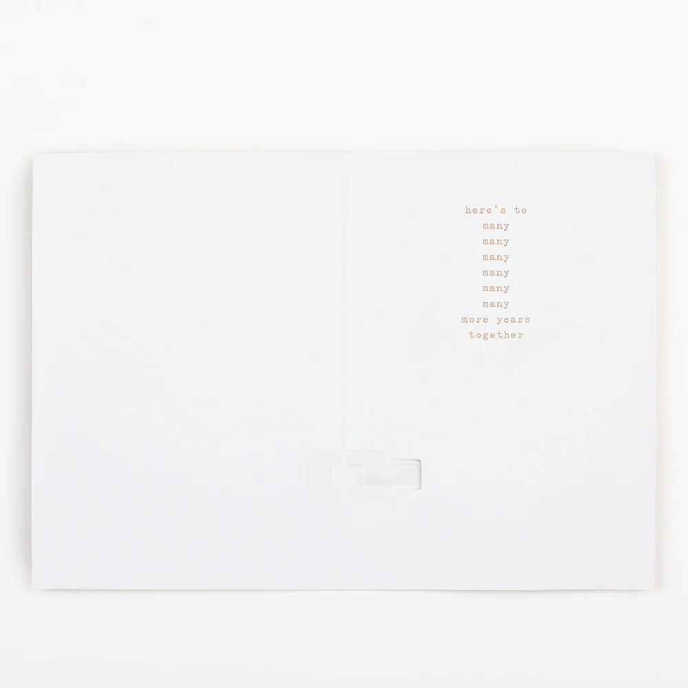Endless Anniversary Card with Glitter - Image 3