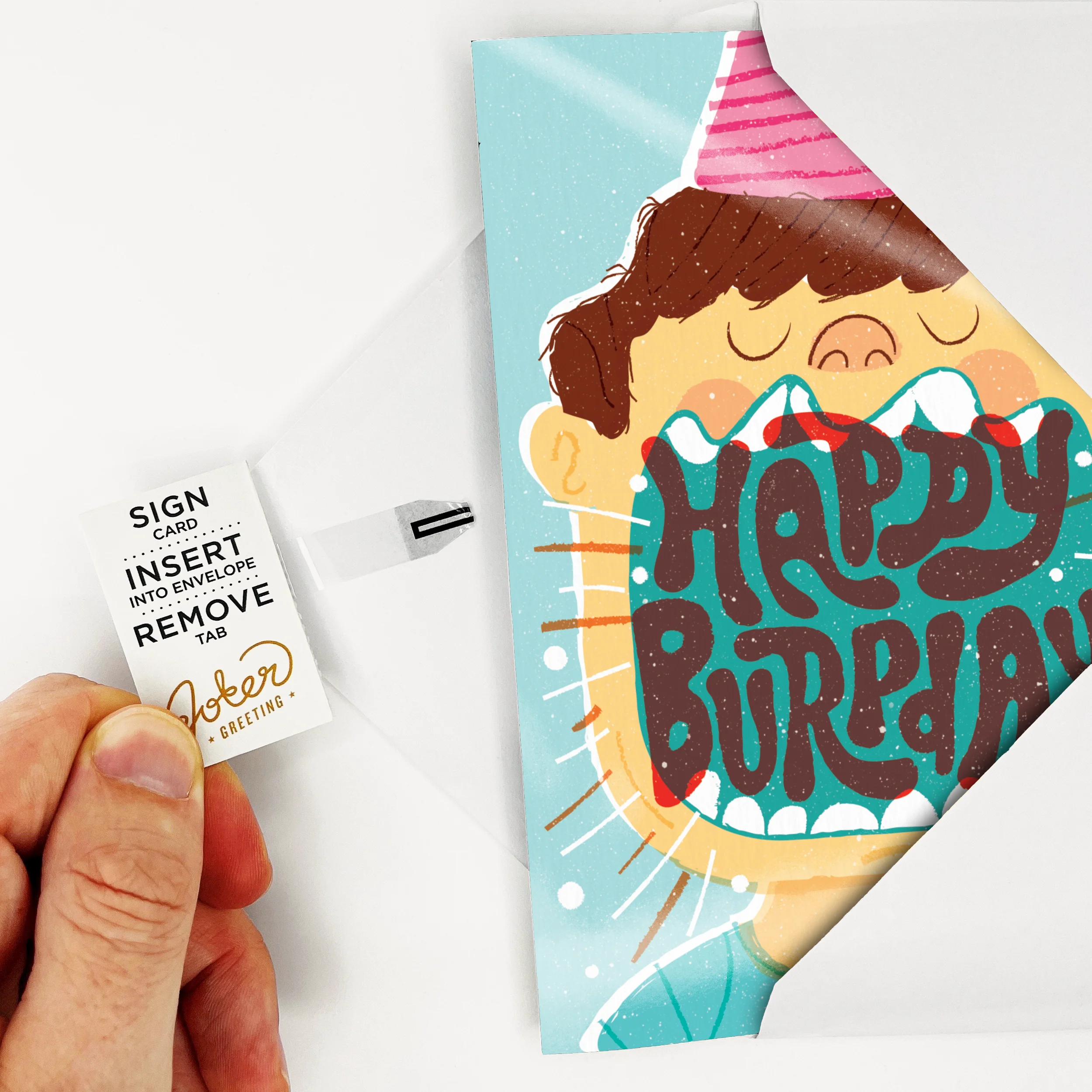 Endless Burp Day Card with Glitter - Image 4