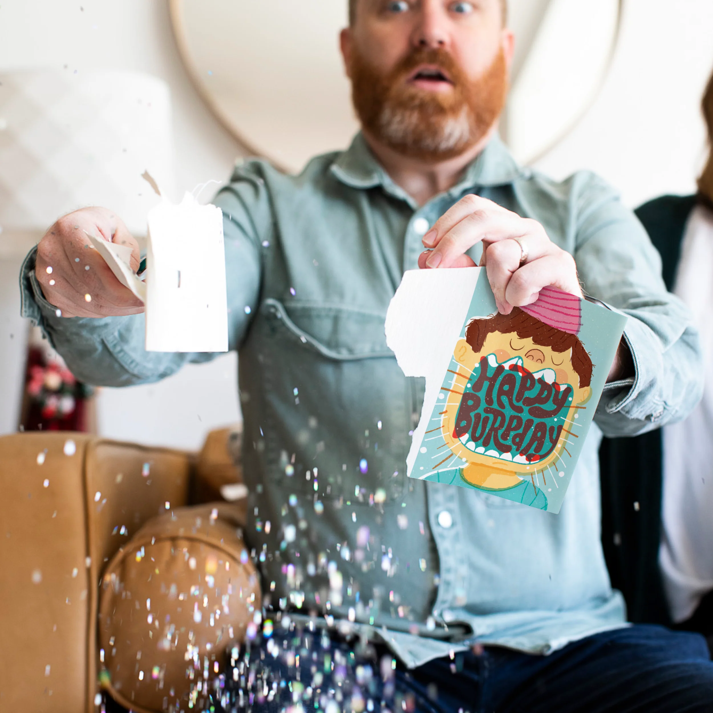 Endless Burp Day Card with Glitter - Image 5