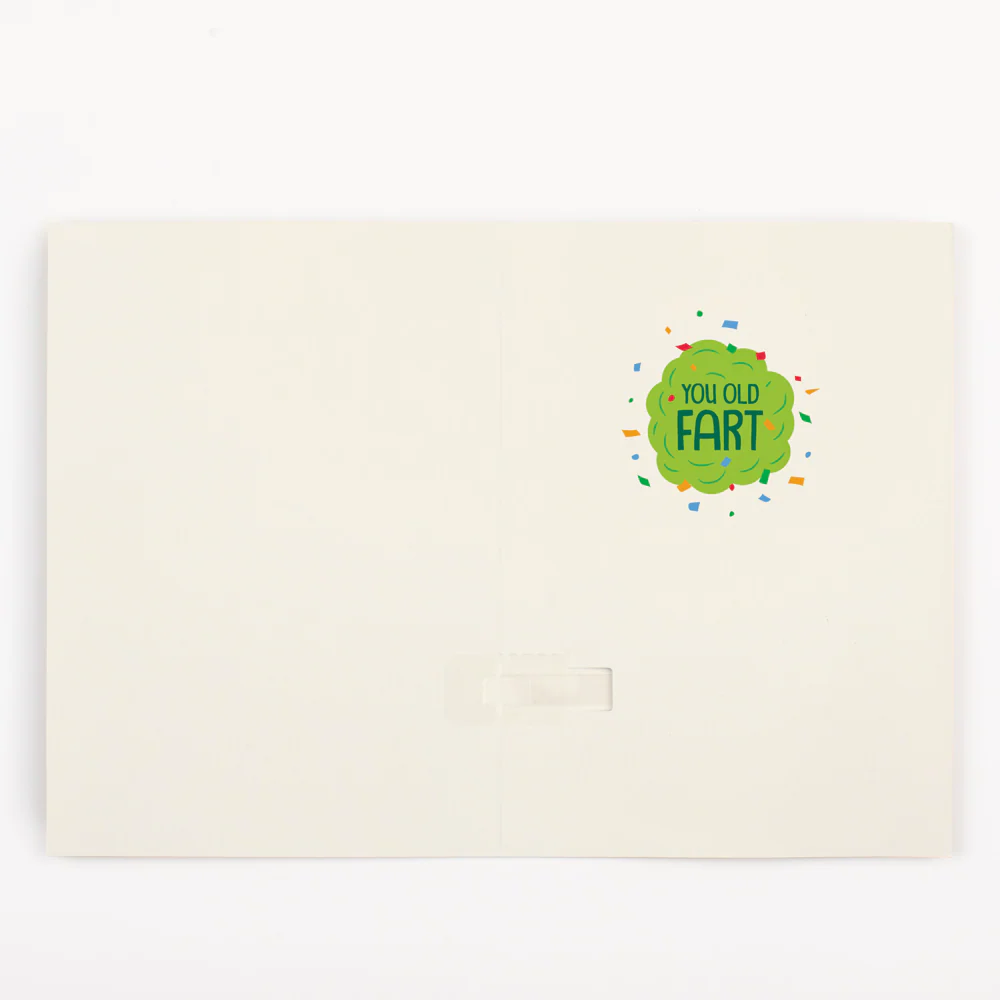 Endless Birthday Farts Card with Glitter - Image 3