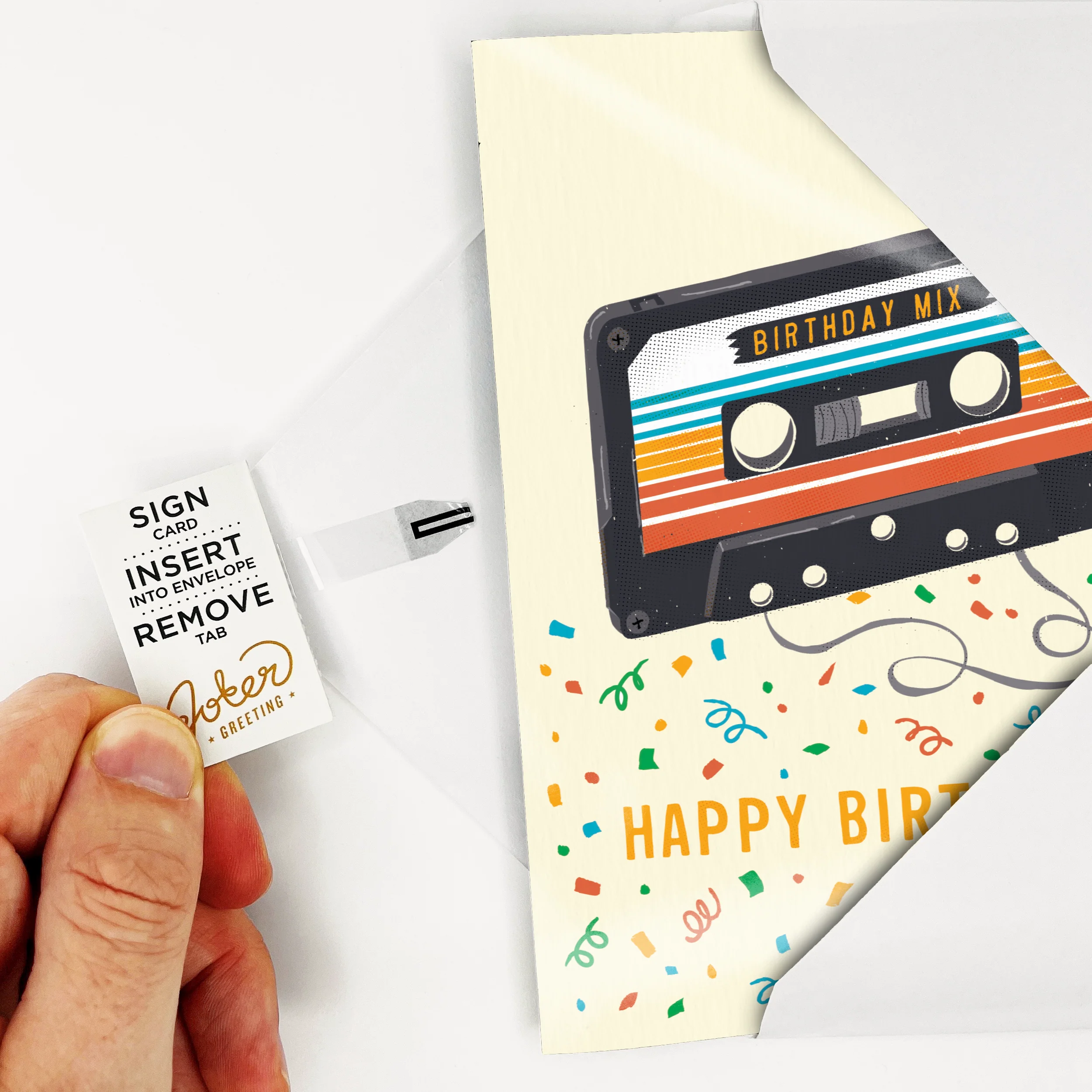 Endless "Never Gonna Give You Up" Birthday Card with Glitter - Image 4