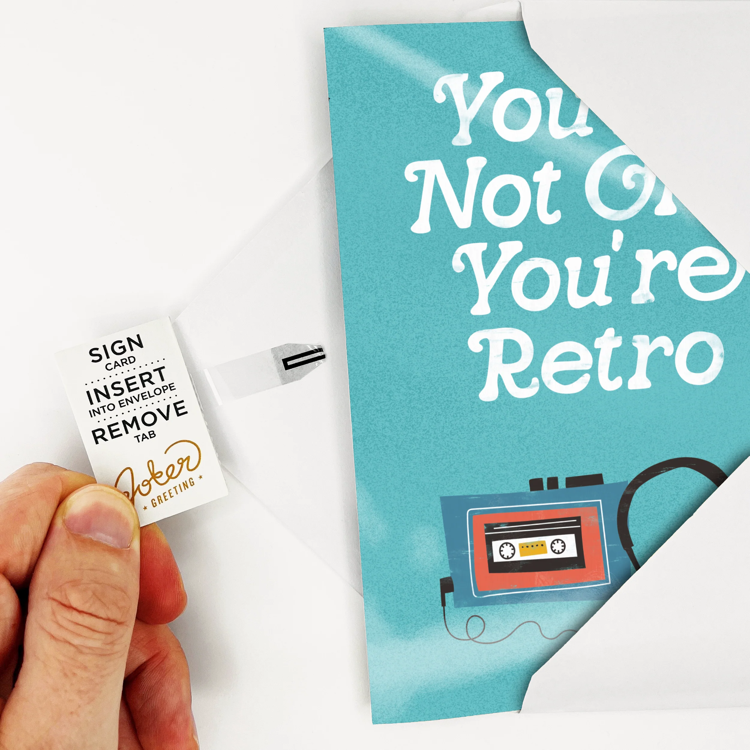 Endless Retro Birthday Card with Glitter - Image 4