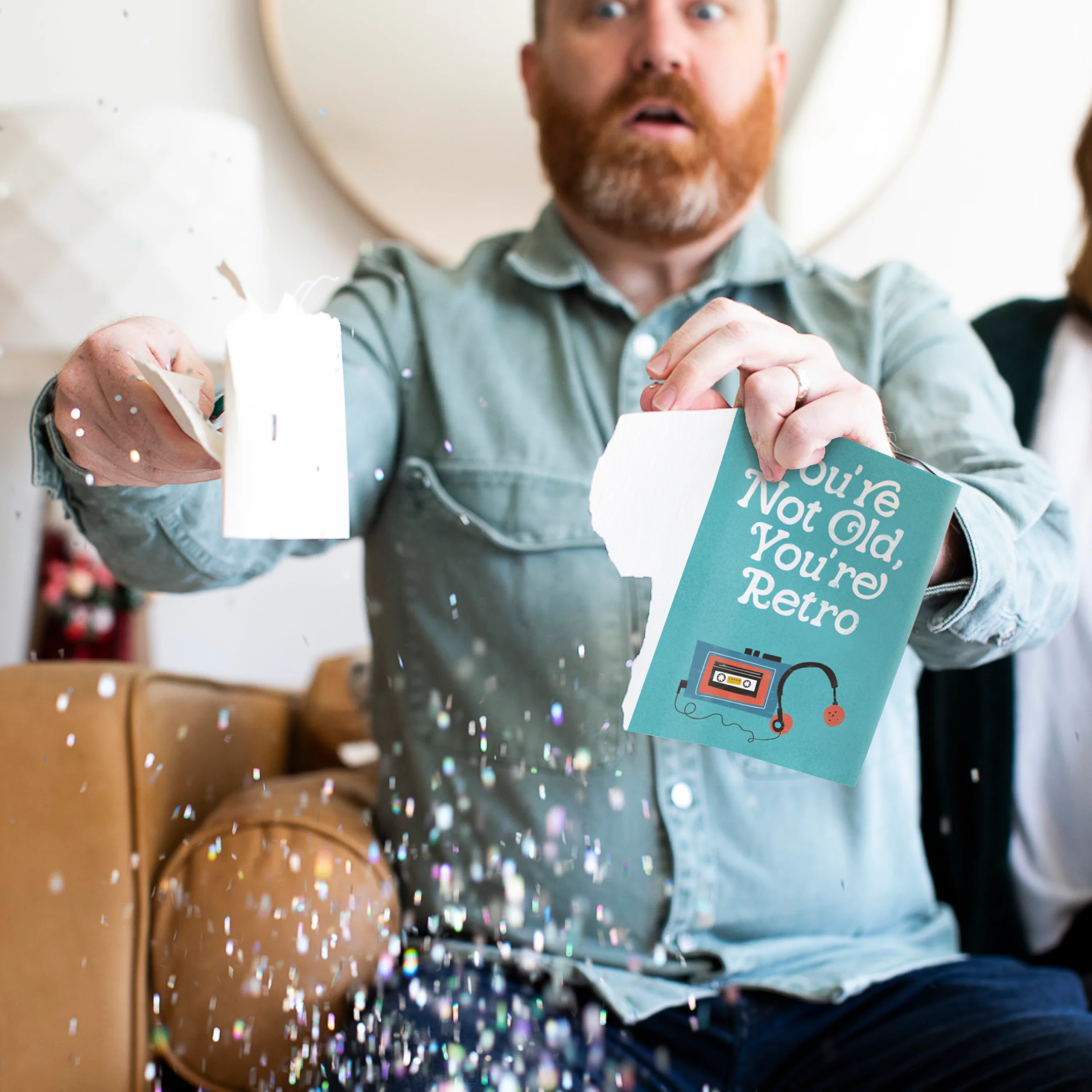 Endless Retro Birthday Card with Glitter - Image 5
