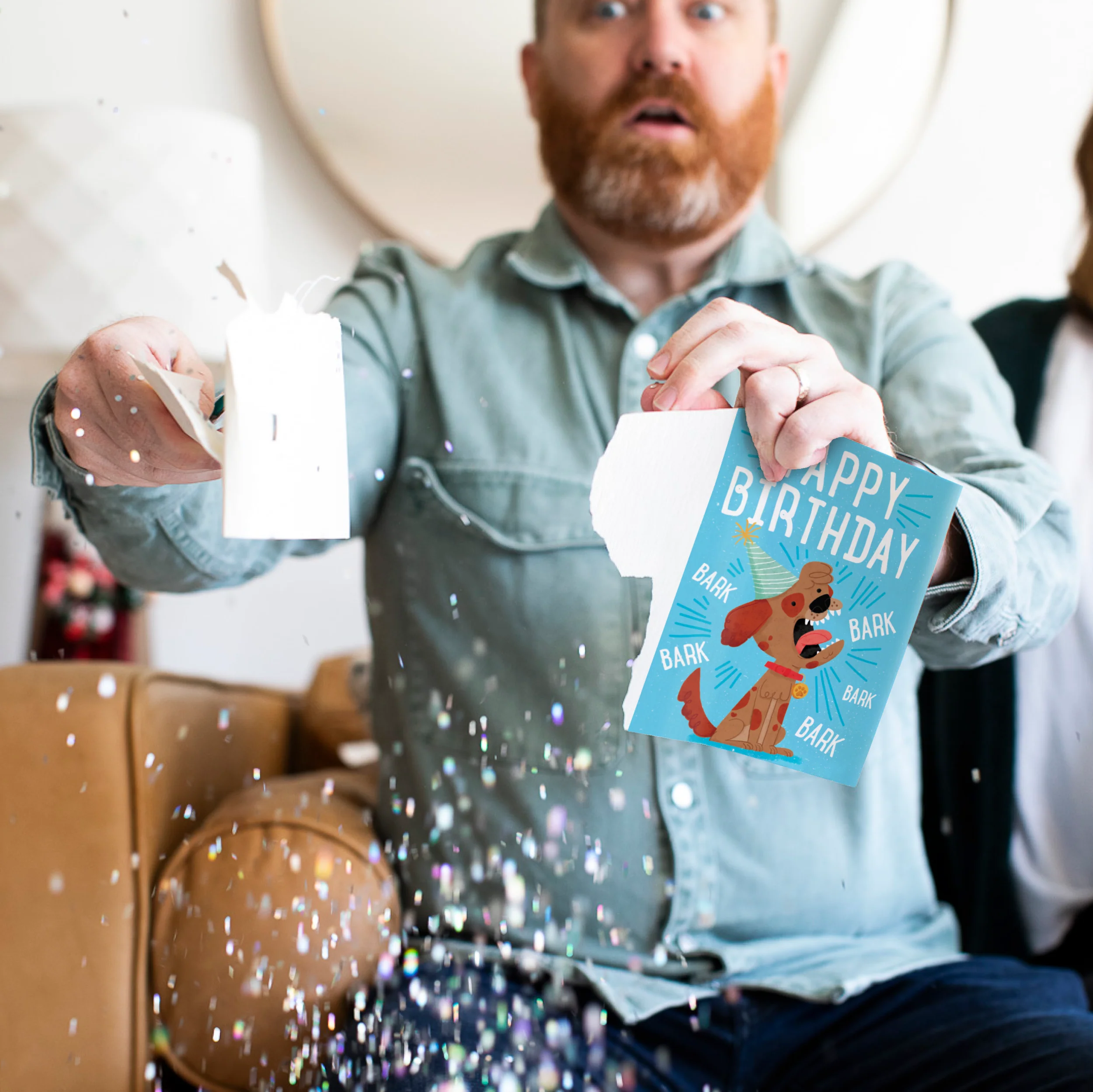 Endless Barking Birthday Card with Glitter - Image 4