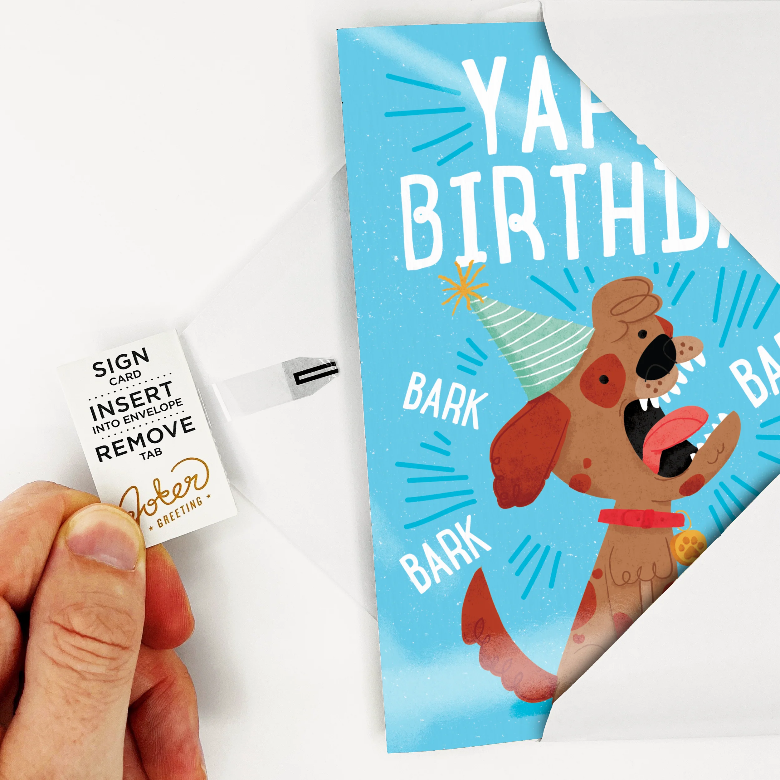 Endless Barking Birthday Card with Glitter - Image 5
