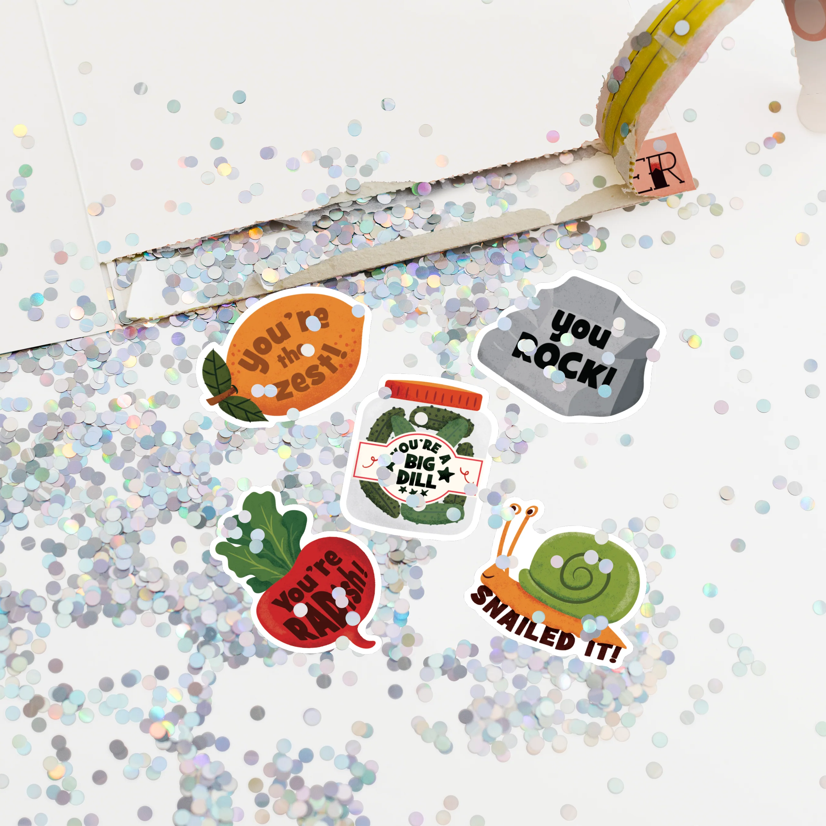 Endless Farting Father's Day Card with Glitter and Stickers Surprise - Image 5
