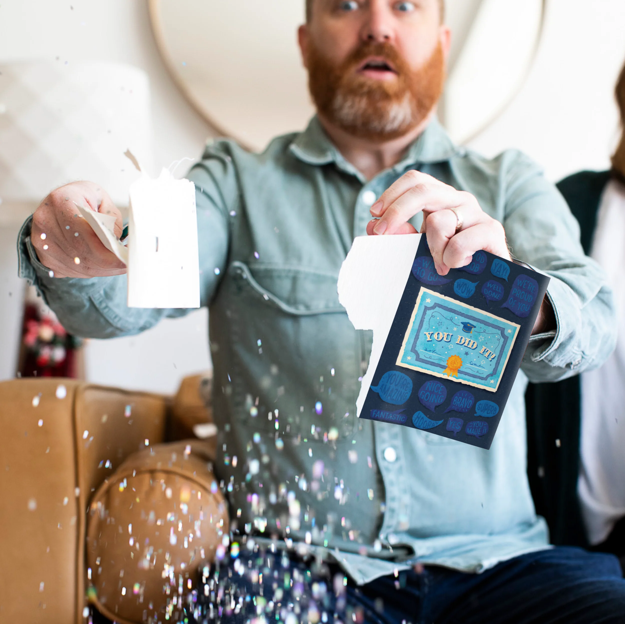 Endless Off-tune Graduation Card with Glitter - Image 4