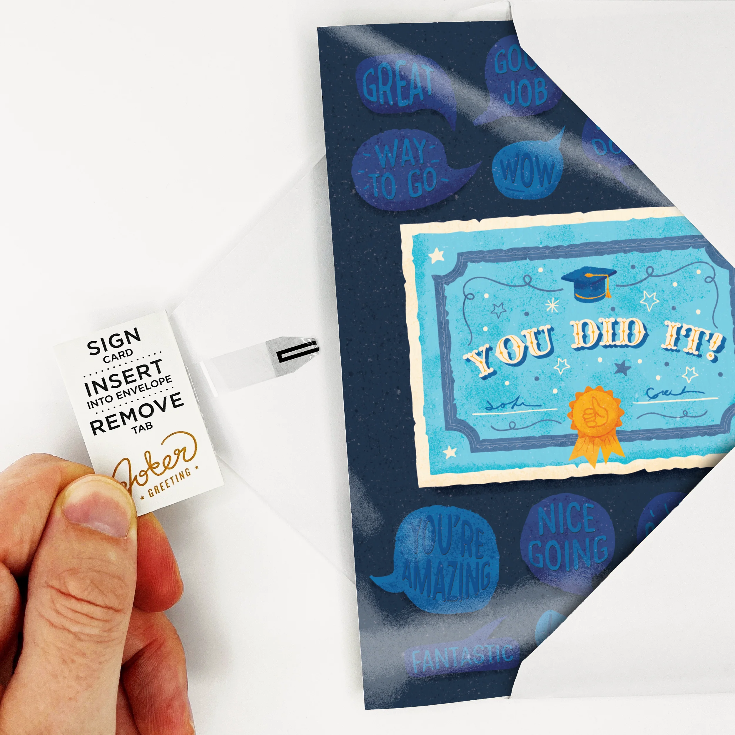 Endless Off-tune Graduation Card with Glitter - Image 5