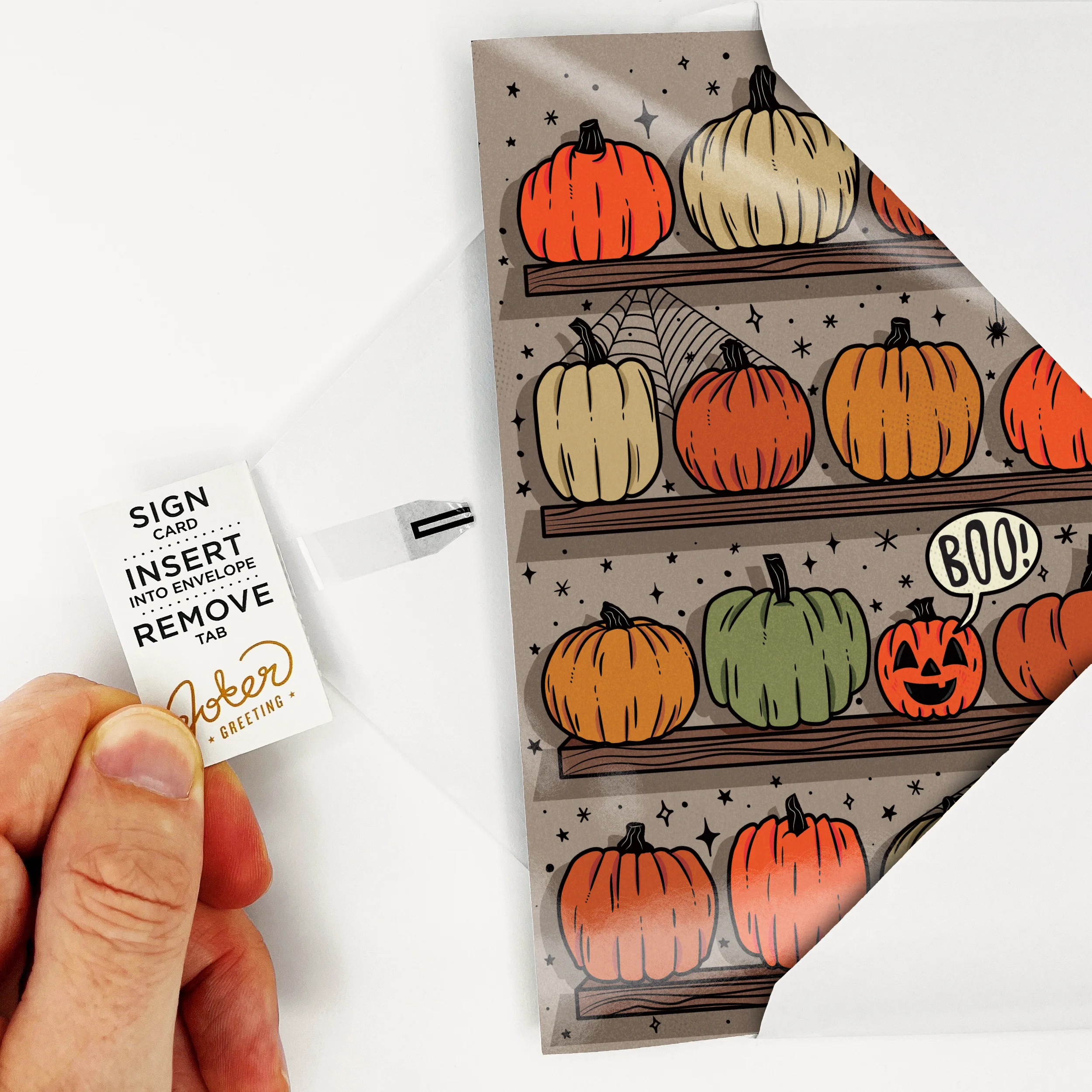 Endless Halloween Scream Card with Glitter - Image 5