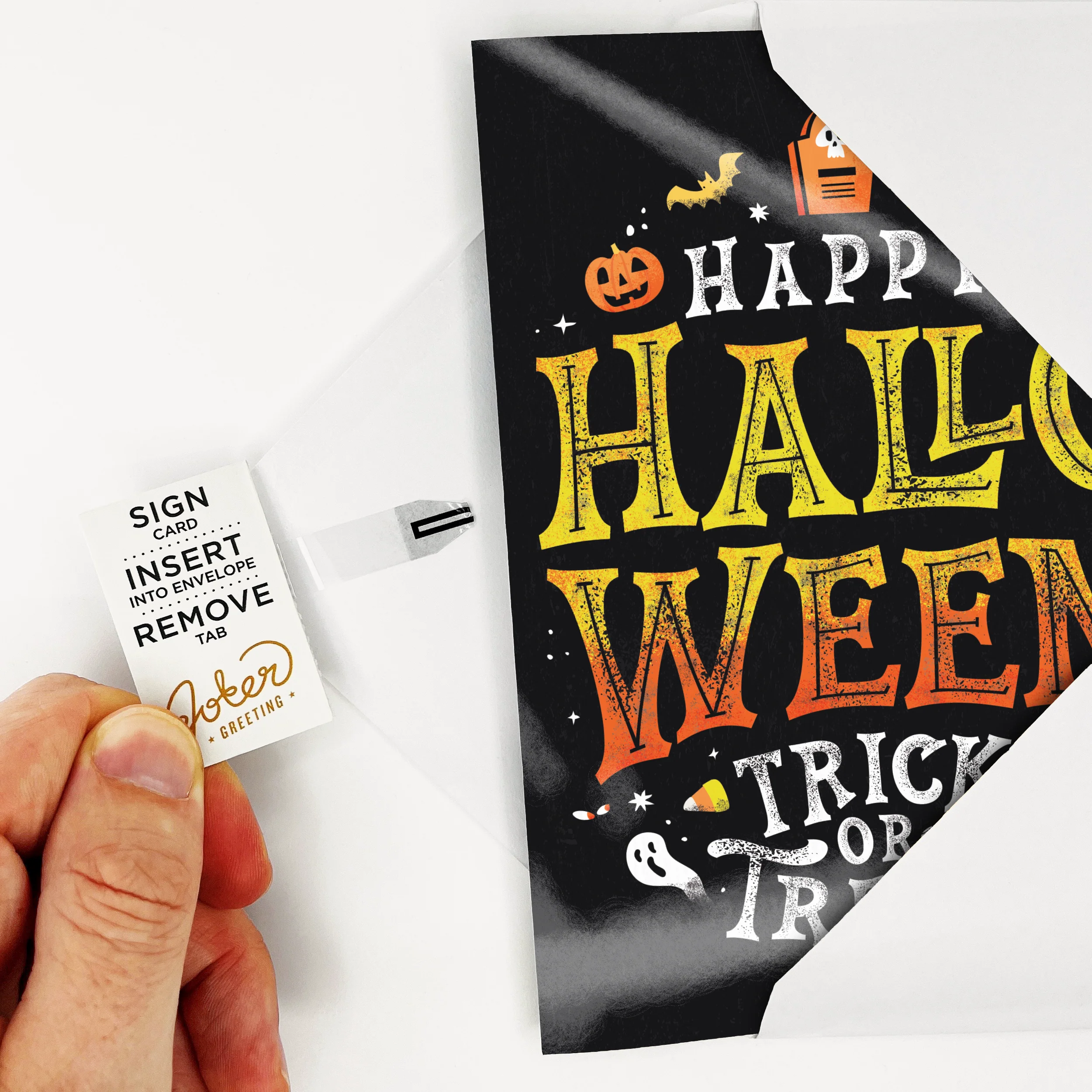 Endless Halloween Card with Glitter and Sticker Surprise - Image 4