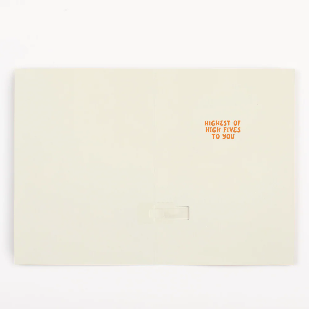 Endless High-Pitched Thank You Card with Glitter - Image 3