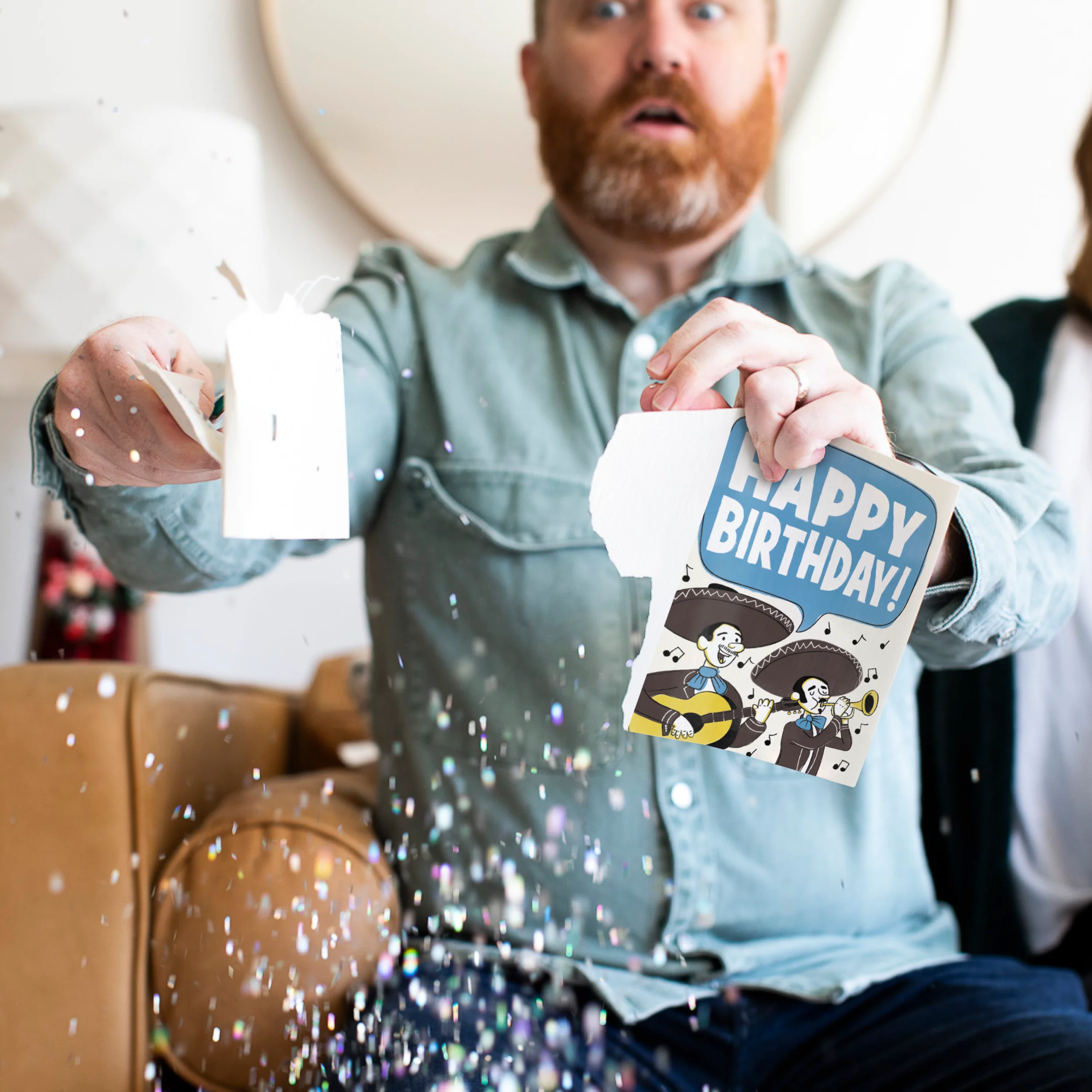 Endless Mariachi Birthday Card with Glitter - Image 4
