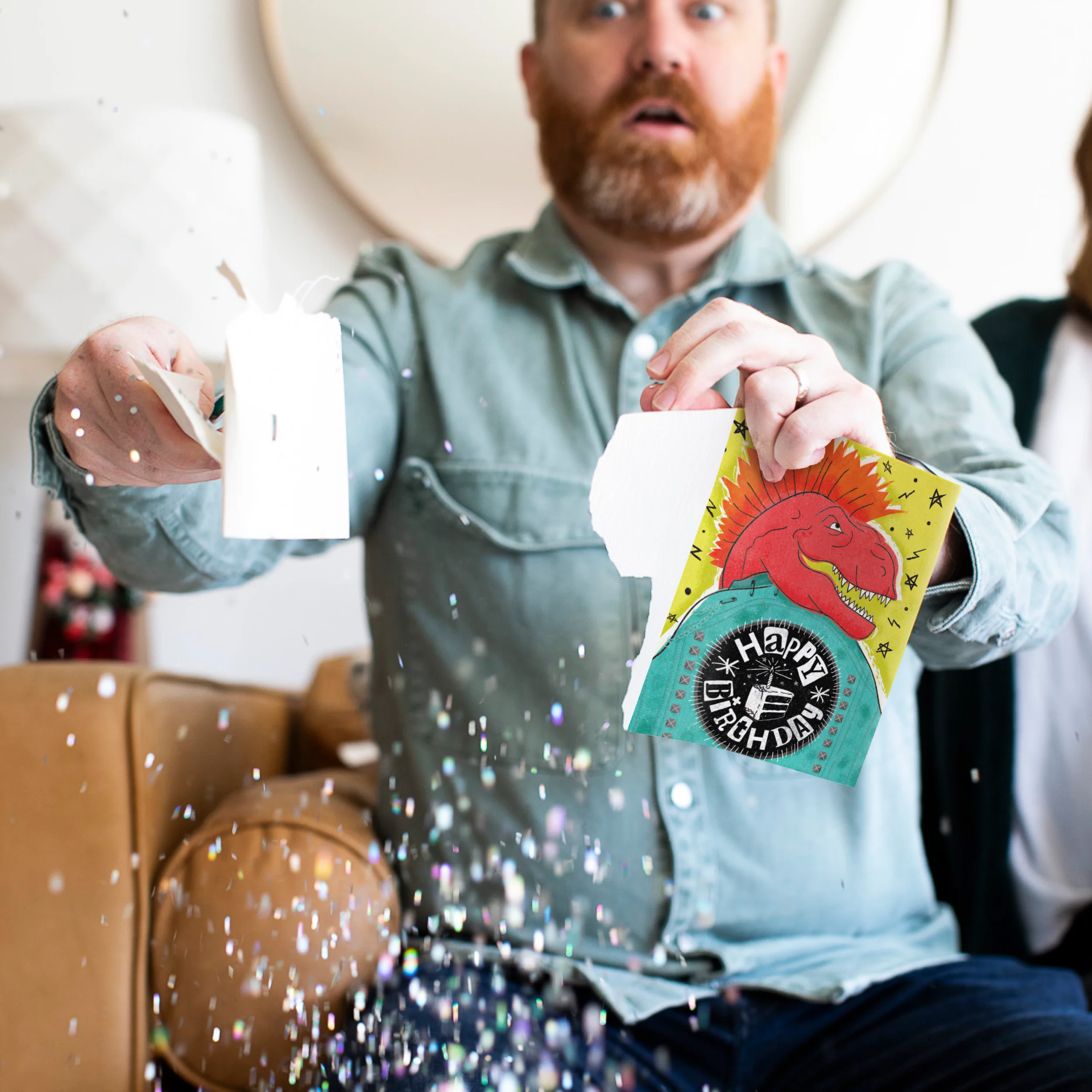 Endless Punk Rock Birthday Card with Glitter - Image 4