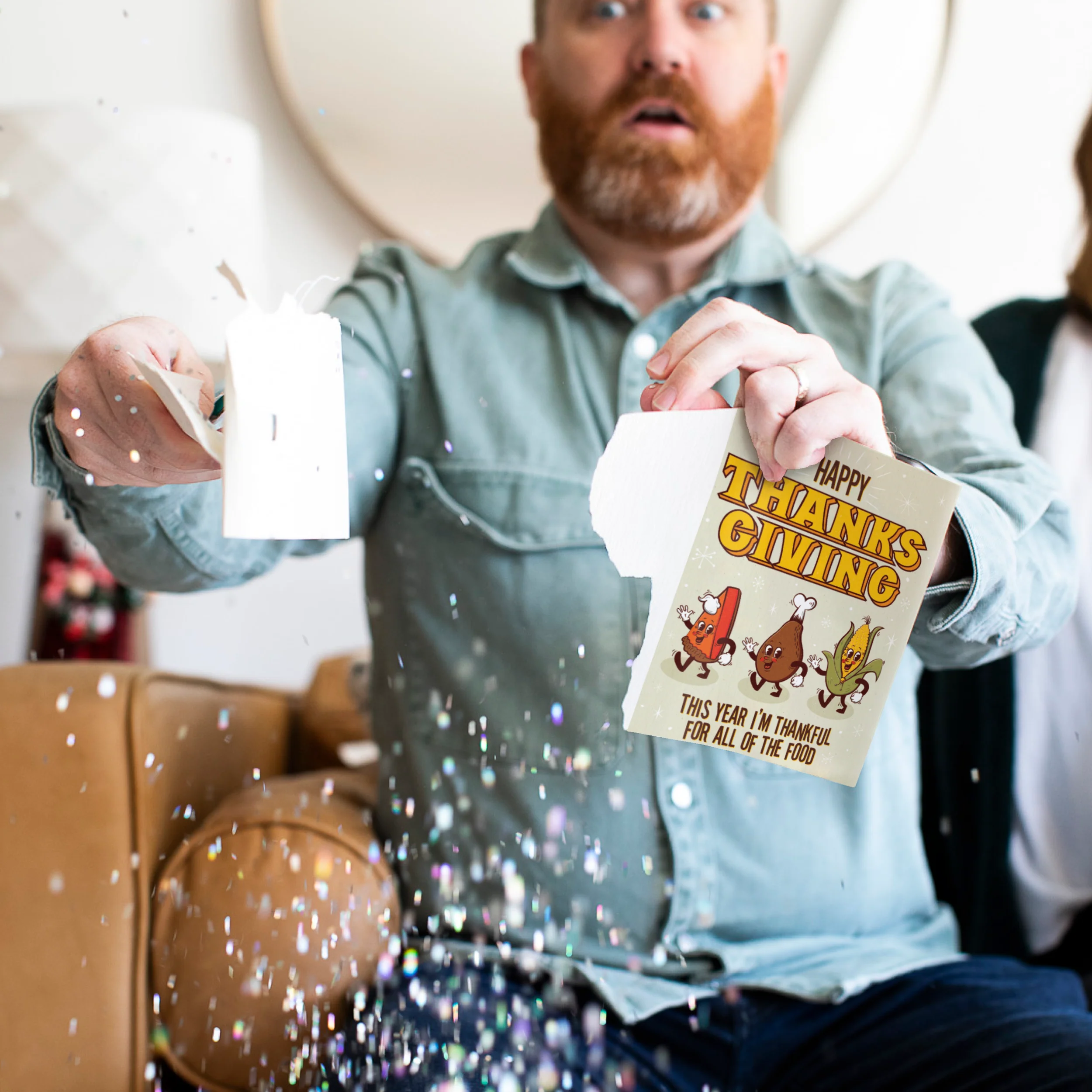 Endless Thanksgiving Card with Glitter - Image 4