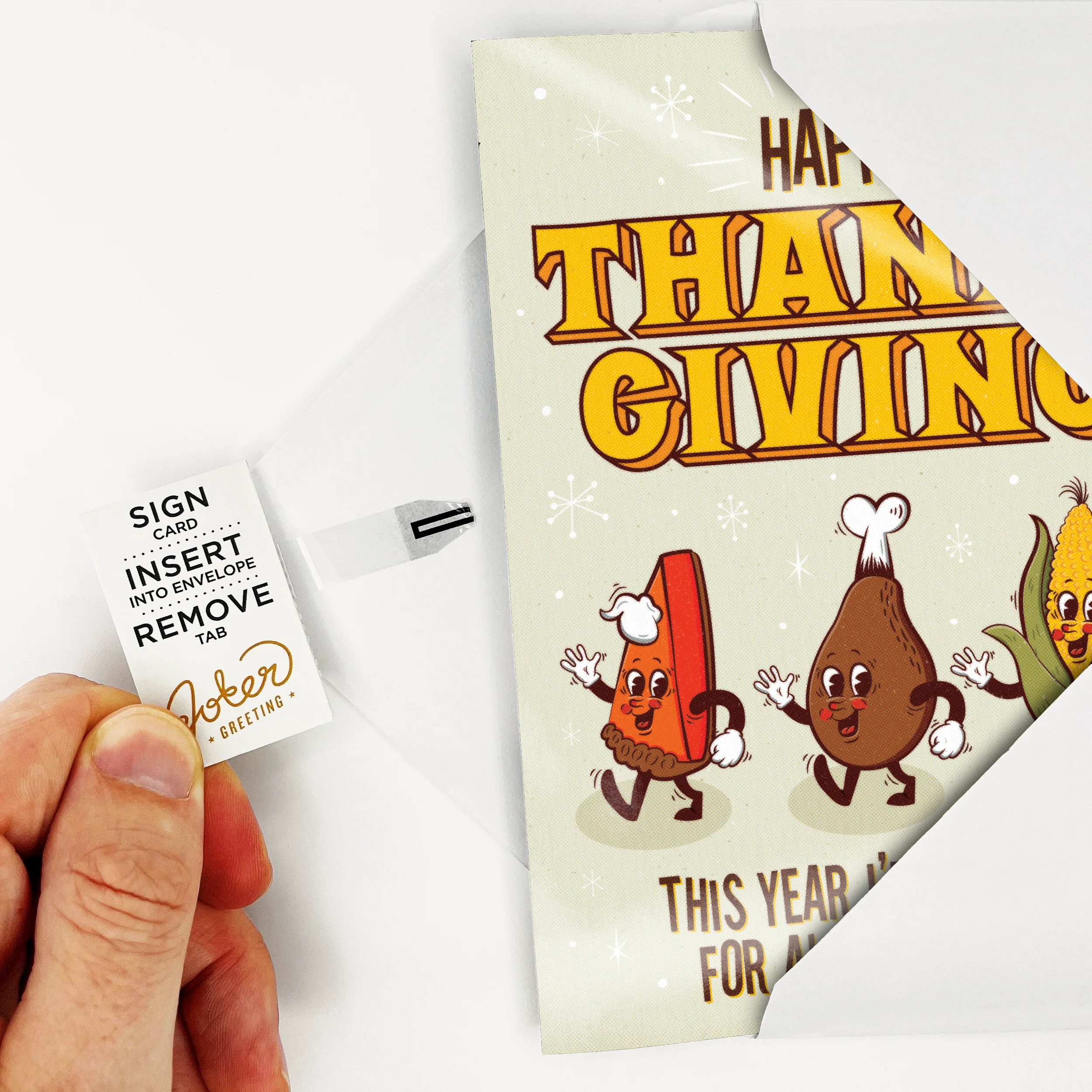 Endless Thanksgiving Card with Glitter - Image 5