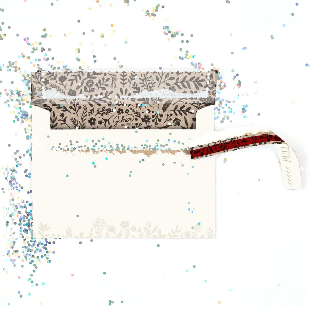 Glitter Trap Floral Envelope (1-Pack) - Image 4