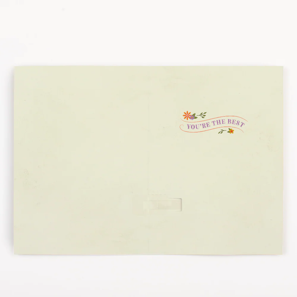 Endless Baby Cry Mother's Day Card with Glitter - Image 3