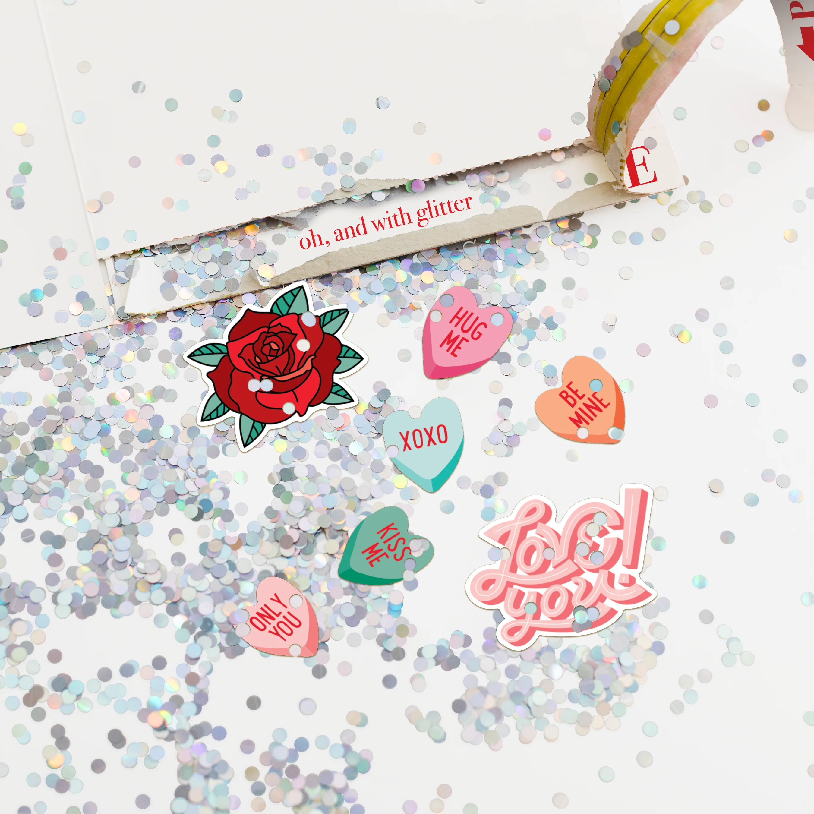 Endless I Love You Glitter & Stickers - Image 4